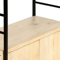 Bibliothèque à 4 niveaux 80x30x180 cm Bois de manguier massif vidaXL