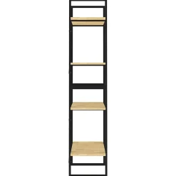 Bibliothèque à 4 niveaux 60x30x140 cm Bois de pin massif vidaXL