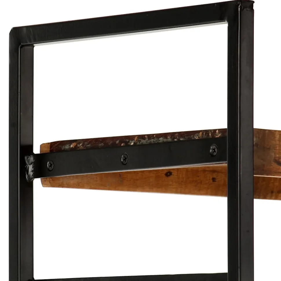 Bibliothèque 4 niveaux 124x30x180cm Bois solide de récupération vidaXL
