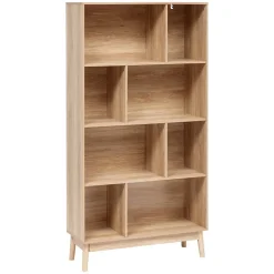 Bibliothèque Abana bois clair - Beige- 5five