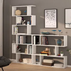 Bibliothèque avec 6 niveaux H192 cm - Athena