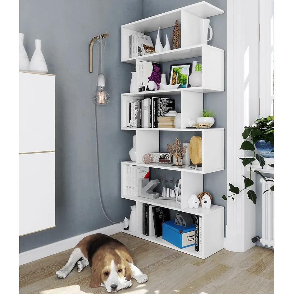 Bibliothèque avec 6 niveaux H192 cm - Athena