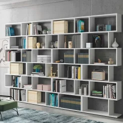 Bibliothèque avec 6 niveaux H192 cm - Athena