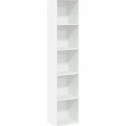 Bibliothèque blanc 40x30x189 cm bois d ingénierie