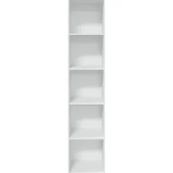 Bibliothèque blanc 40x30x189 cm bois d ingénierie