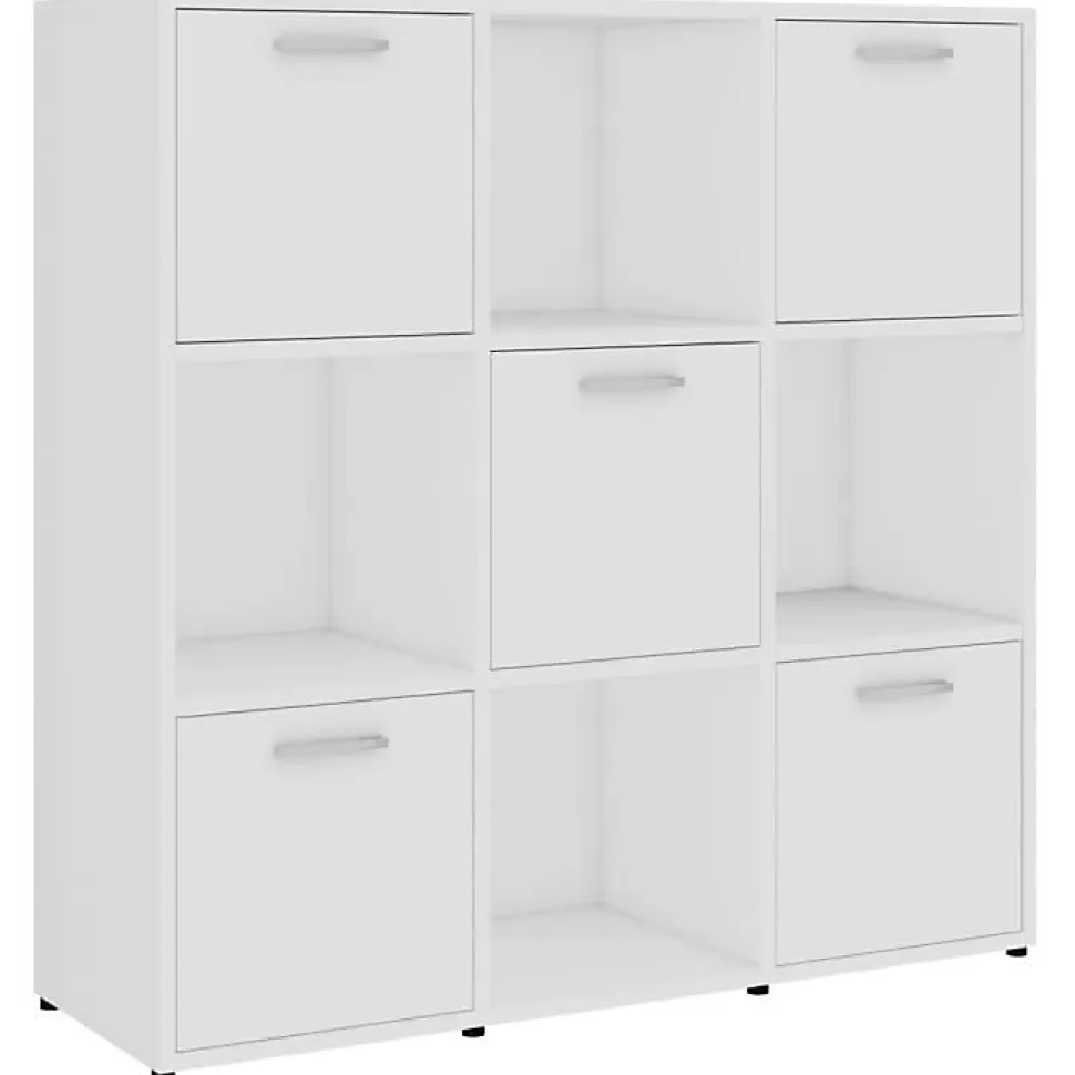 Bibliothèque Blanc 90x30x90 cm vidaXL