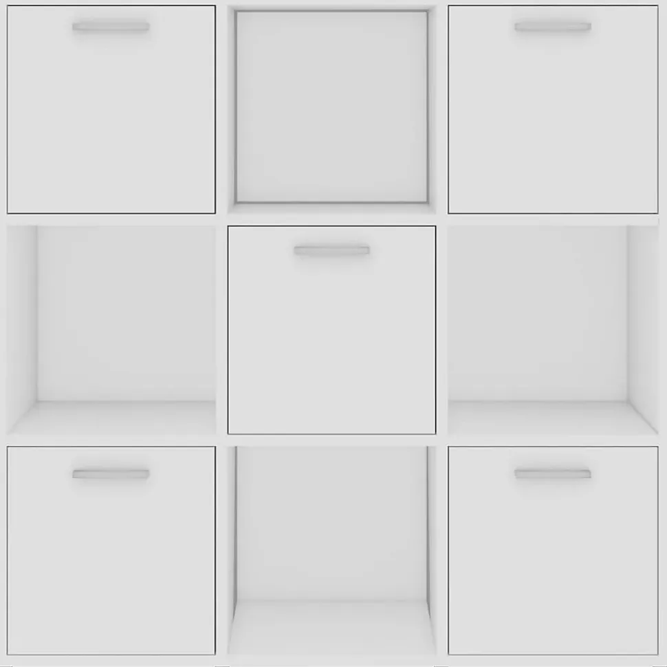 Bibliothèque Blanc 90x30x90 cm vidaXL