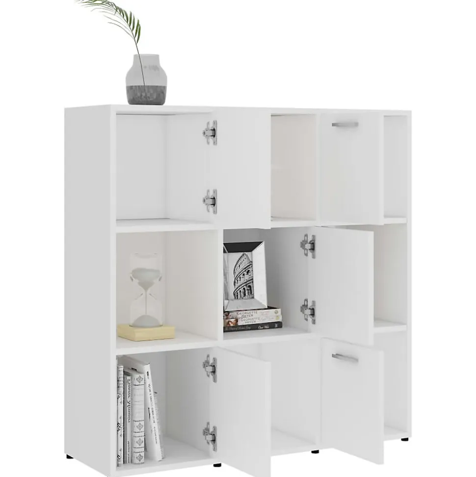 Bibliothèque Blanc 90x30x90 cm vidaXL