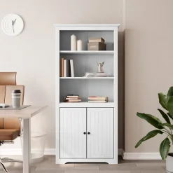 Bibliothèque BODO blanc 82x40x173 cm bois de pin massif vidaXL