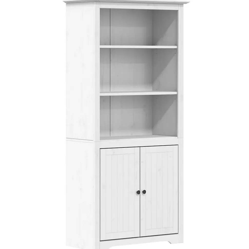 Bibliothèque BODO blanc 82x40x173 cm bois de pin massif vidaXL