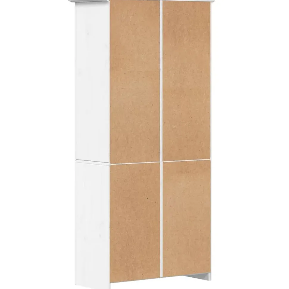 Bibliothèque BODO blanc 82x40x173 cm bois de pin massif vidaXL