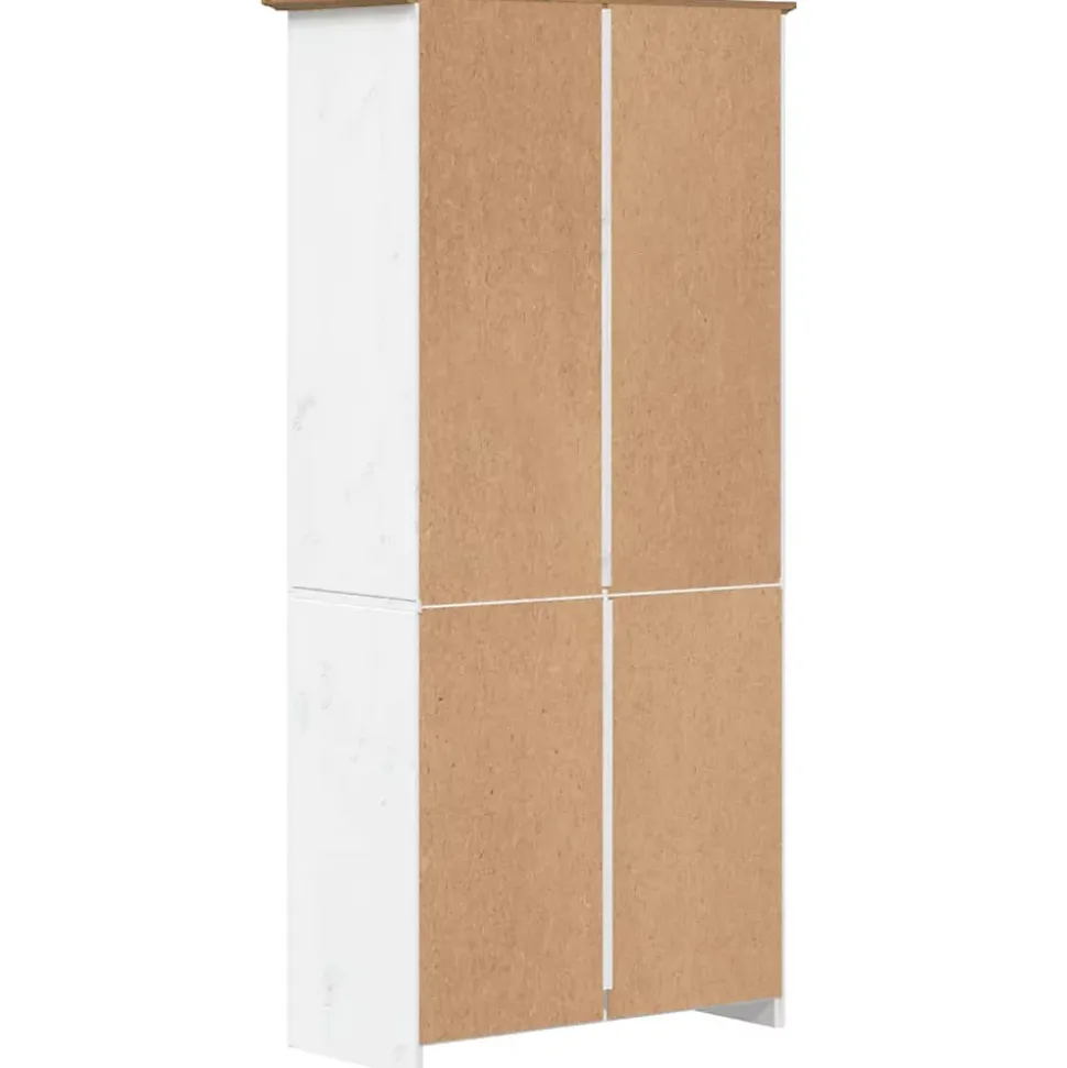 Bibliothèque BODO marron 82x40x173 cm bois pin massif 5 niveaux vidaXL