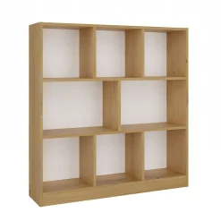 Bibliothèque, chêne Artisan, 100 x 104 x 24 cm