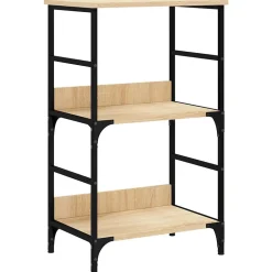 Bibliothèque chêne sonoma 50x33x82 cm bois d'ingénierie vidaXL