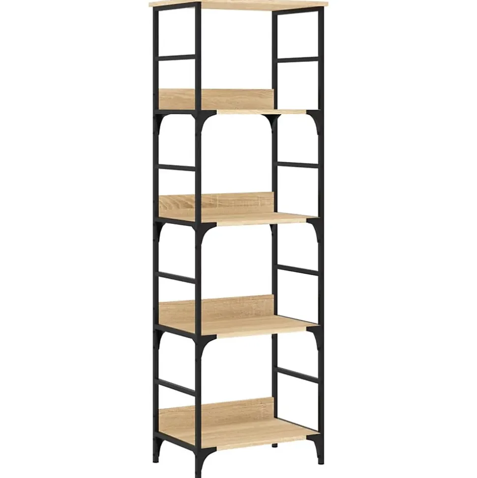 Bibliothèque chêne sonoma 50x33x153 cm bois d'ingénierie vidaXL