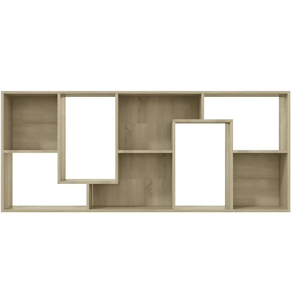 Bibliothèque Contemporaine en Aggloméré Chêne Sonoma VidaXL - 67x24x161 cm