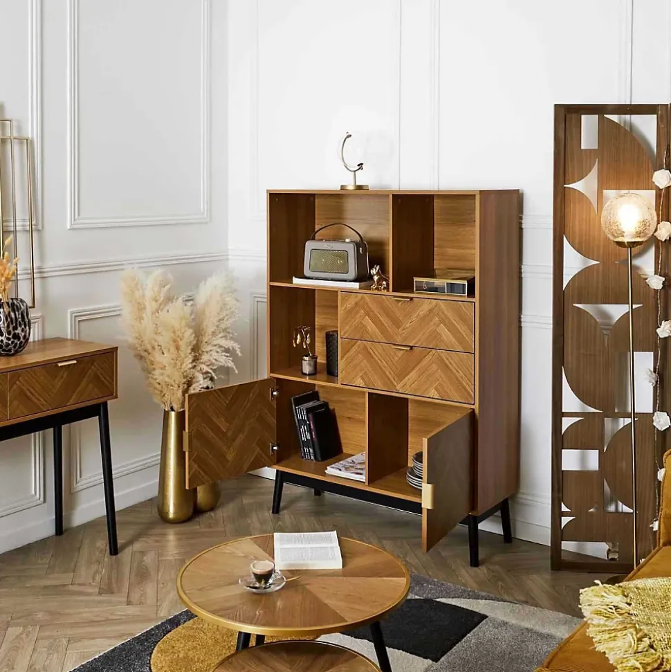 Bibliothèque en bois Felix - Noir