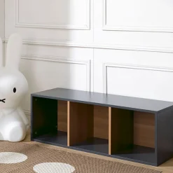 Bibliothèque enfant Junior Provence 3 cases - Gris