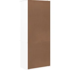 Bibliothèque et tiroirs ALTA blanc 60x35x142 cm bois massif pin vidaXL