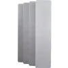 Bibliothèque L.141 cm style paravent gris 18 tablettes - AVALON 8907