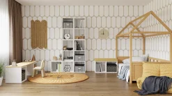 Bibliothèque modulaire MODUS blanc 2x1
