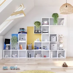 Bibliothèque modulaire MODUS blanc 3x1