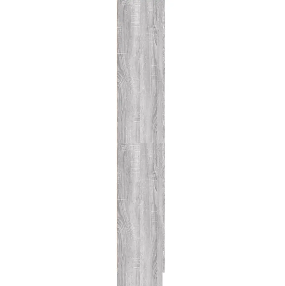 Bibliothèque Sonoma gris 82,5x30,5x185,5 cm Bois d'ingénierie vidaXL