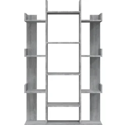 Bibliothèque Sonoma gris 86x25,5x140 cm Bois d'ingénierie vidaXL