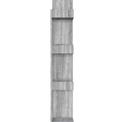 Bibliothèque Sonoma gris 86x25,5x140 cm Bois d'ingénierie vidaXL