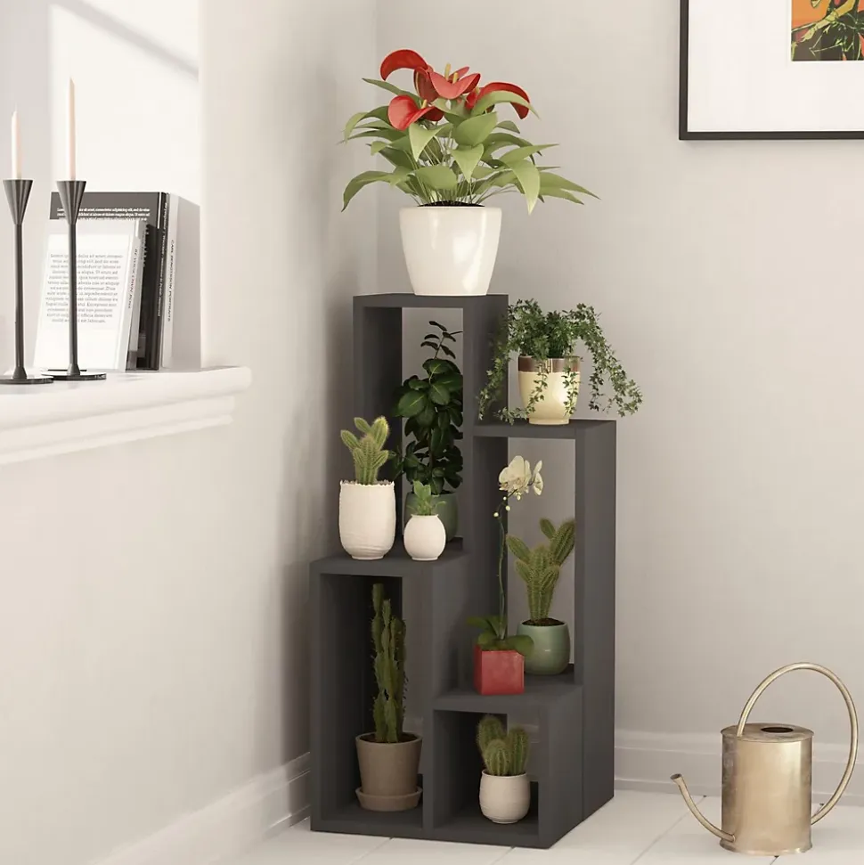 Bibliothèque Sule 89 cm - Gris Anthracite