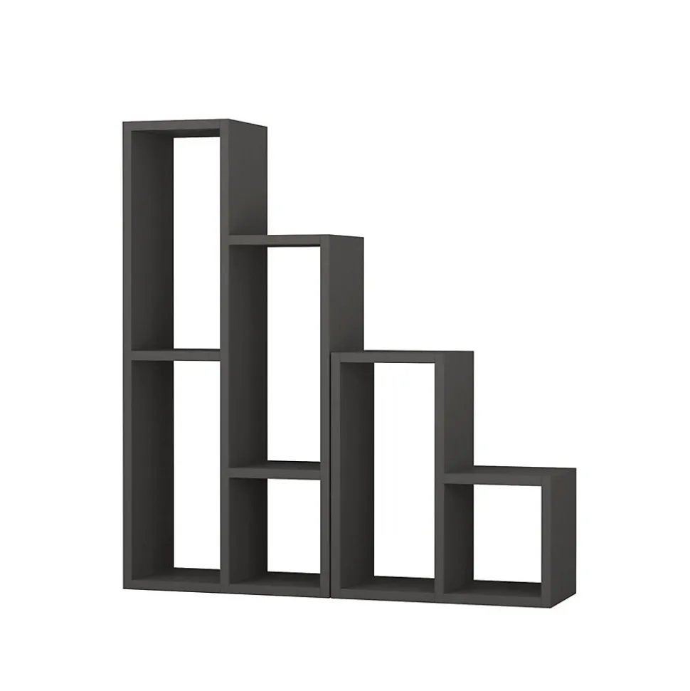 Bibliothèque Sule 89 cm - Gris Anthracite