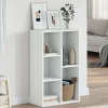 Bibliothèque/Buffet Blanc 50x25x80 cm vidaXL