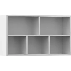 Bibliothèque/Buffet Blanc 50x25x80 cm vidaXL