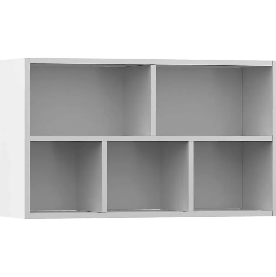 Bibliothèque/Buffet Blanc 50x25x80 cm vidaXL