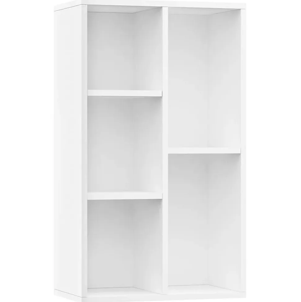 Bibliothèque/Buffet Blanc 50x25x80 cm vidaXL