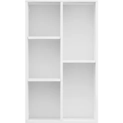 Bibliothèque/Buffet Blanc 50x25x80 cm vidaXL