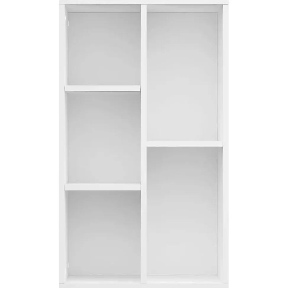 Bibliothèque/Buffet Blanc 50x25x80 cm vidaXL