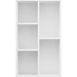 Bibliothèque/Buffet Blanc 50x25x80 cm vidaXL