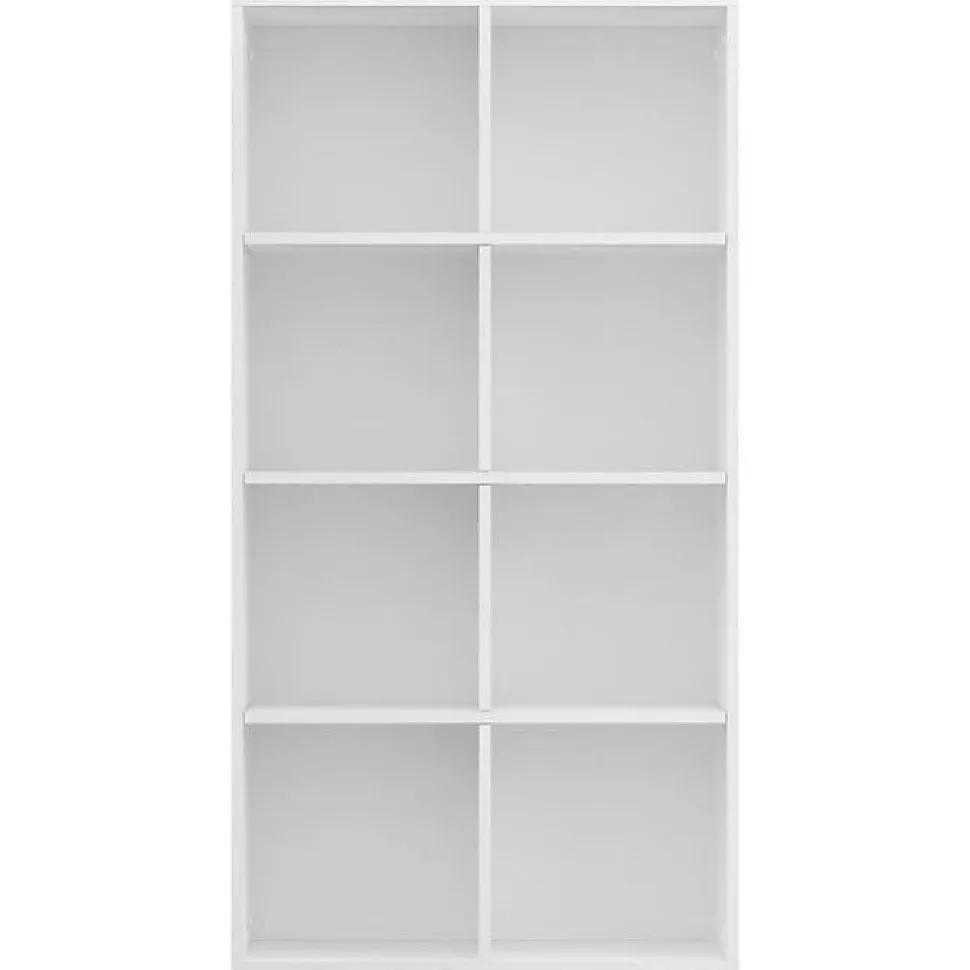 Bibliothèque/Buffet Blanc 66x30x130 cm Bois d'ingénierie vidaXL