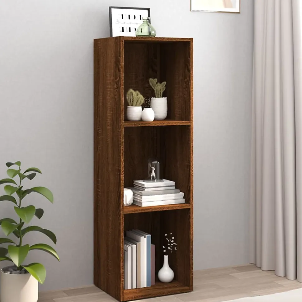 Bibliothèque/Meuble TV chêne marron 36x30x114cm bois ingénierie vidaXL