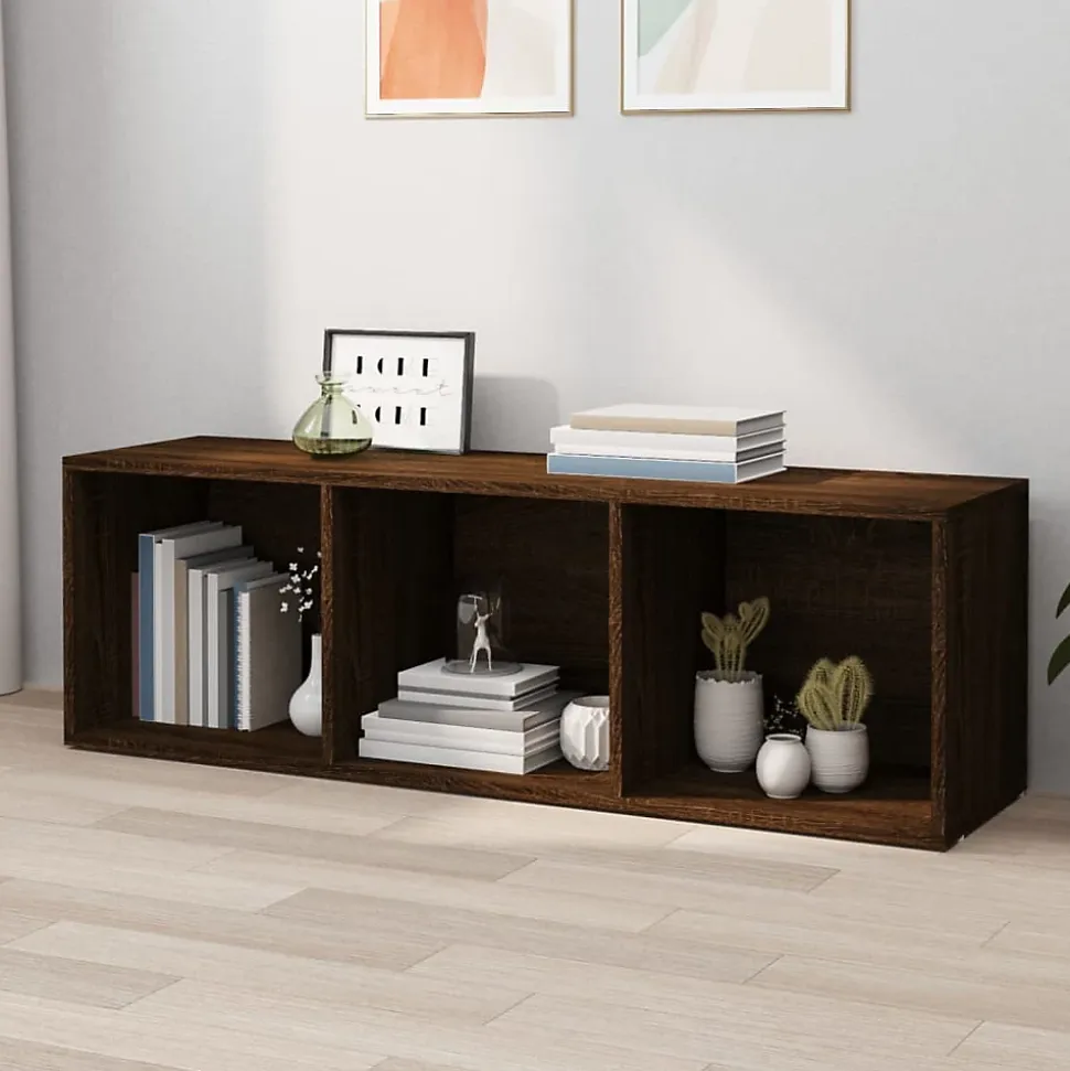 Bibliothèque/Meuble TV chêne marron 36x30x114cm bois ingénierie vidaXL