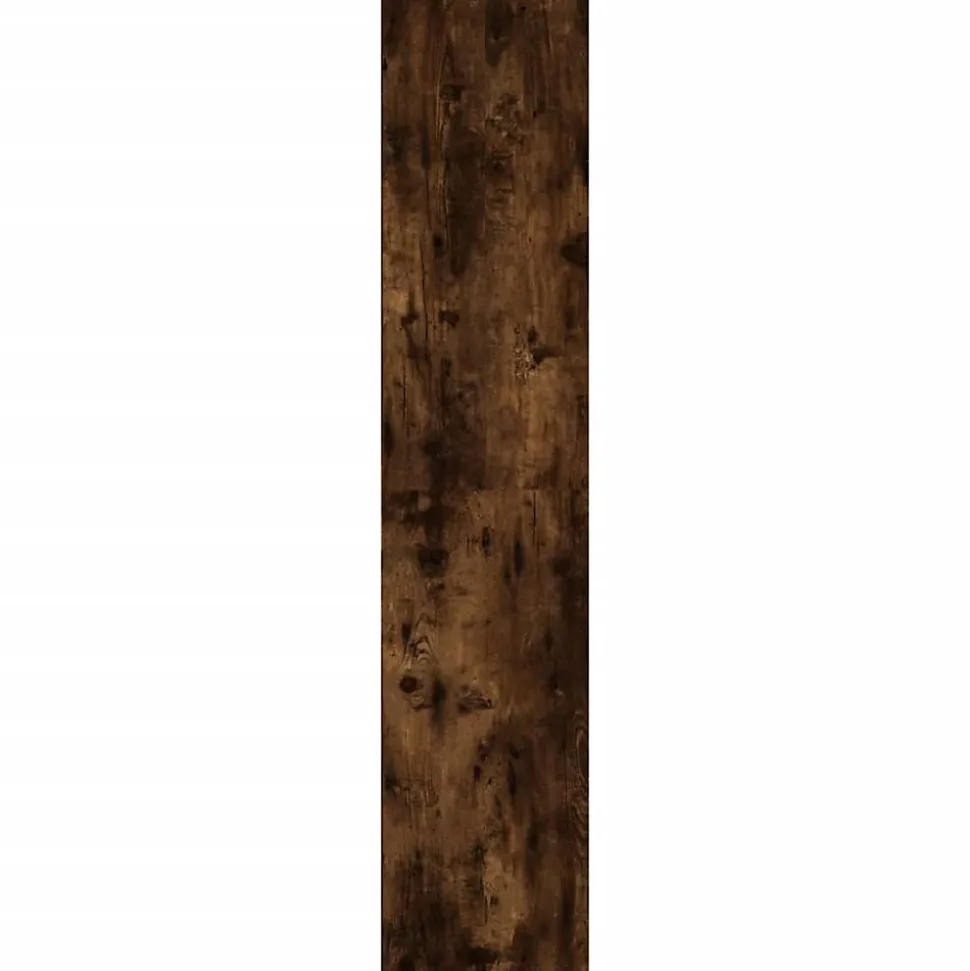 Bibliothèque/Meuble TV Chêne fumé 36x30x143cm Bois d'ingénierie vidaXL