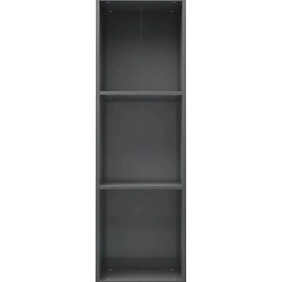 Bibliothèque/Meuble TV Gris brillant vidaXL