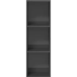 Bibliothèque/Meuble TV Gris brillant vidaXL