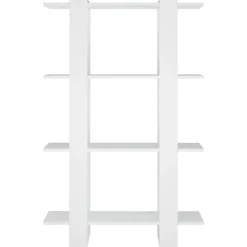 Bibliothèque/Séparateur de pièce Blanc 80x30x123,5 cm vidaXL