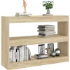 Bibliothèque/Séparateur de pièce Chêne Sonoma 100x30x72 cm