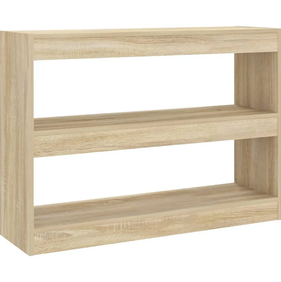 Bibliothèque/Séparateur de pièce Chêne Sonoma 100x30x72 cm