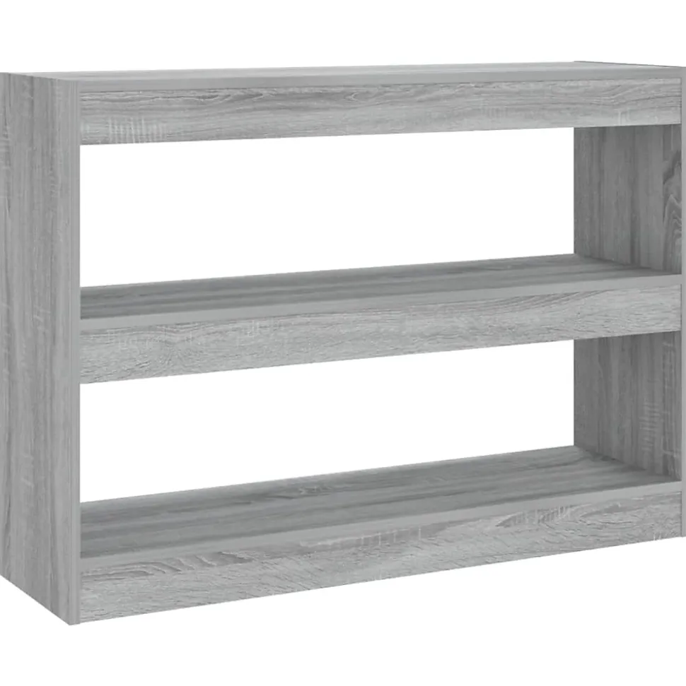 Bibliothèque/Séparateur de pièce sonoma gris 100x30x72 cm vidaXL