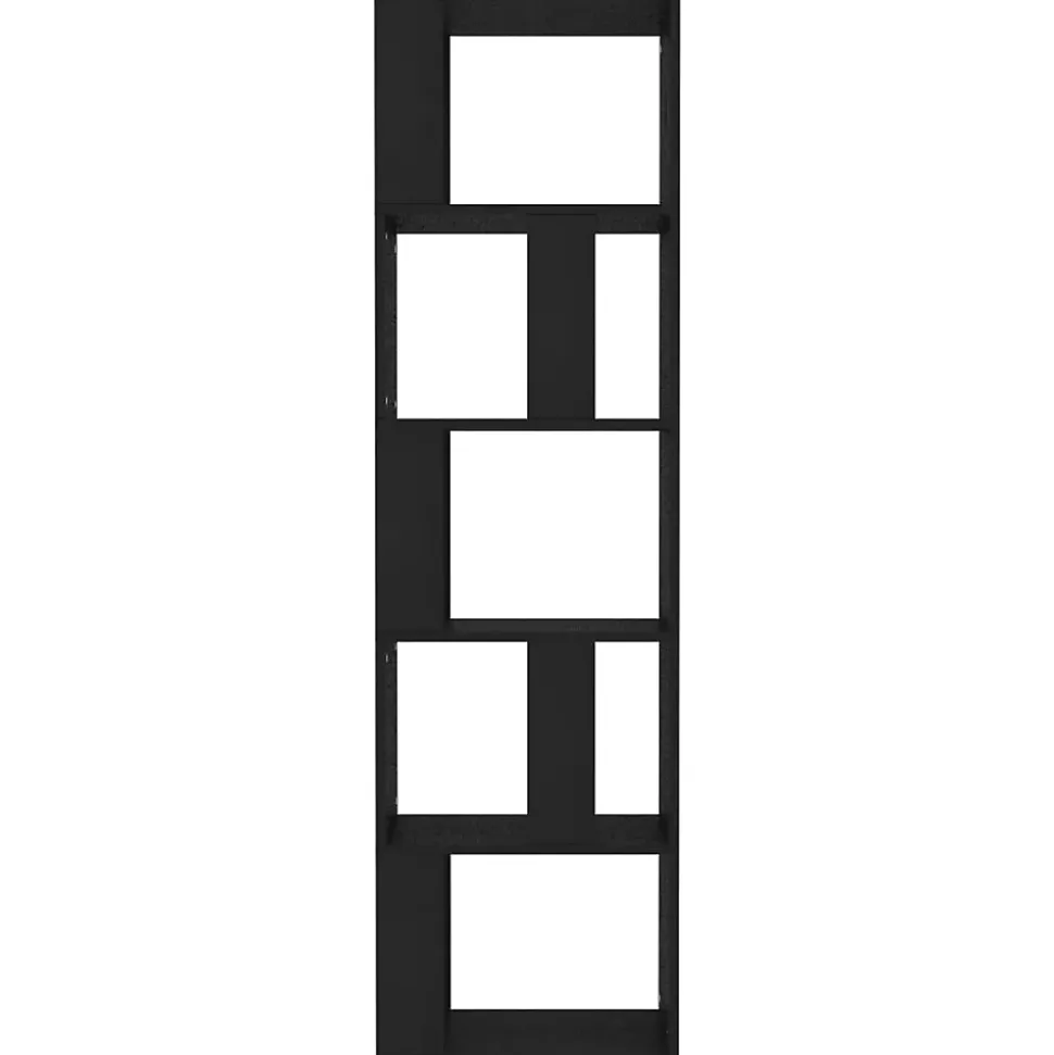 Bibliothèque/Séparateur de pièce Noir vidaXL