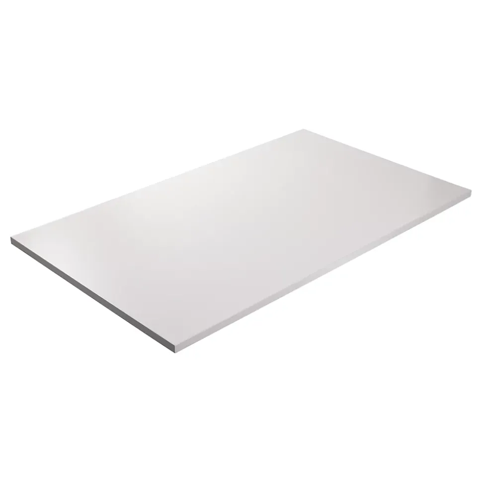 Blat laminowany szary 160 x 80 cm do biurka, stołu, stolika